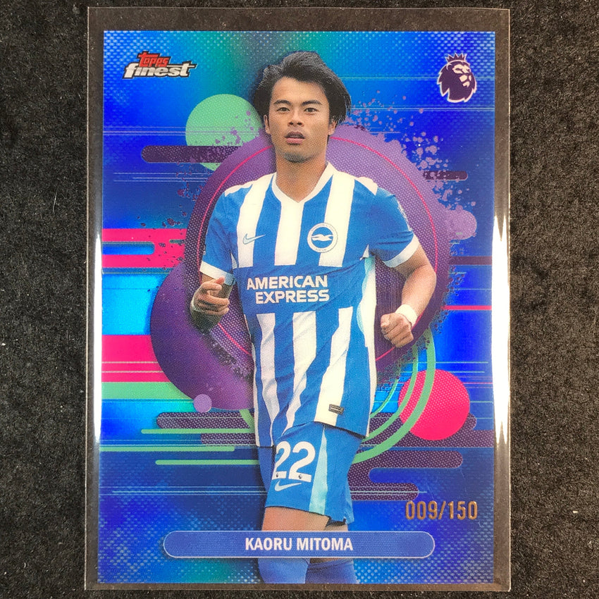 2026 Topps Finest Premier League KAORU MITOMA Uncommon Blue /150 #129