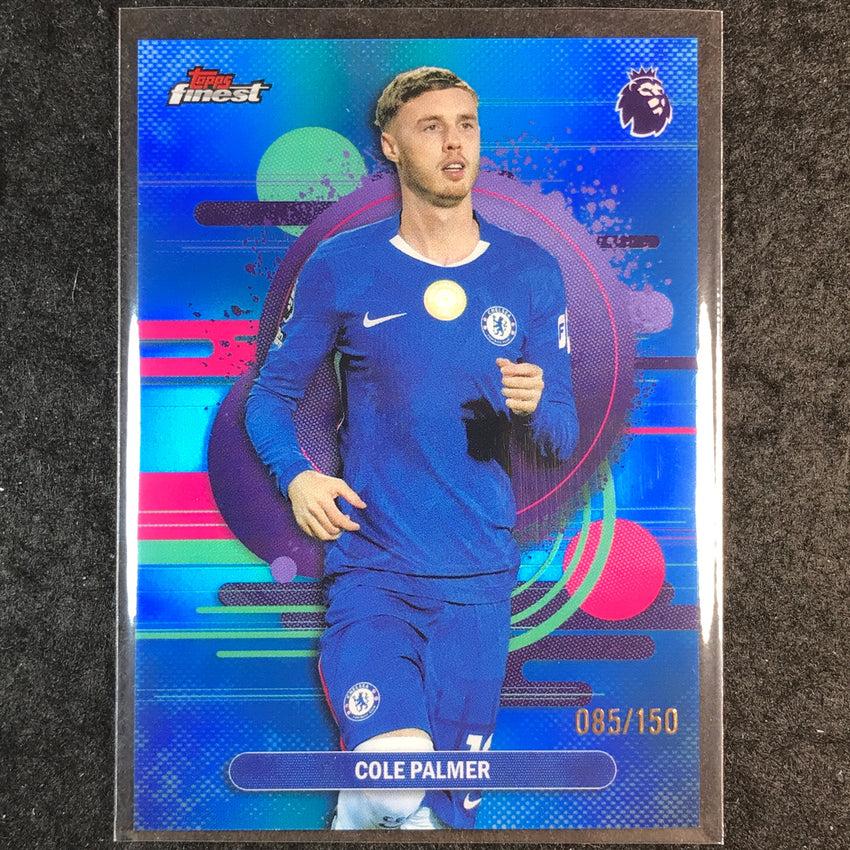 2026 Topps Finest Premier League COLE PALMER Uncommon Blue /150 #136