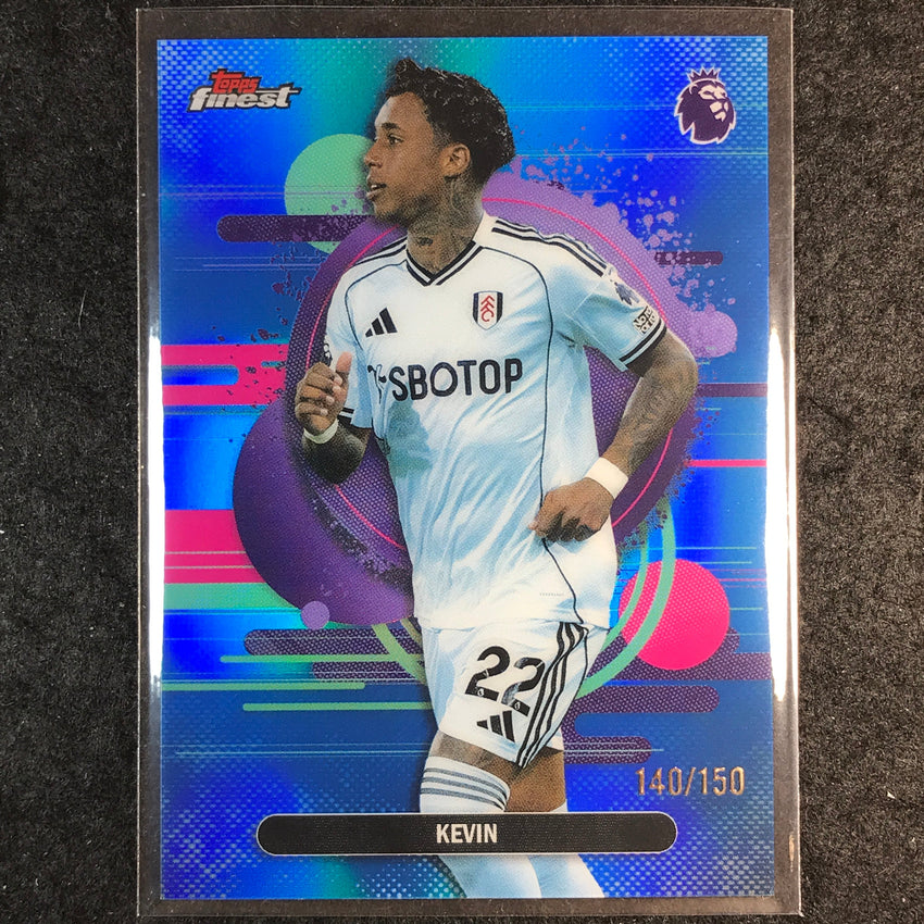 2026 Topps Finest Premier League KEVIN Uncommon Blue /150 #150