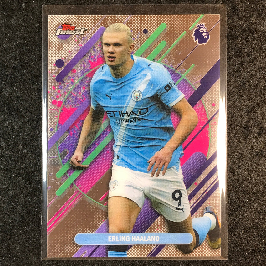 2026 Topps Finest Premier League ERLING HAALAND Rare Base #264