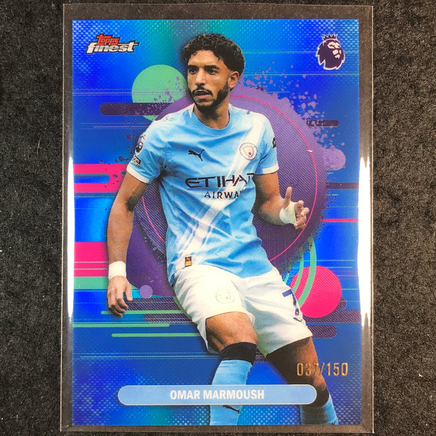 2026 Topps Finest Premier League OMAR MARMOUSH Uncommon Blue /150 #163