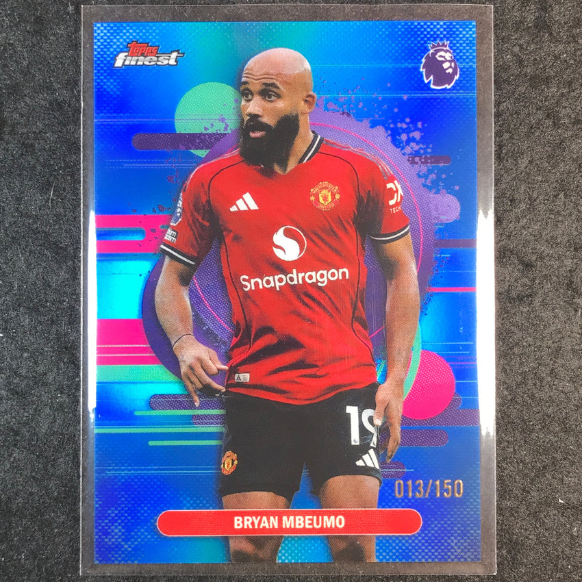 2026 Topps Finest Premier League BRYAN MBEUMO Uncommon Blue /150 #169