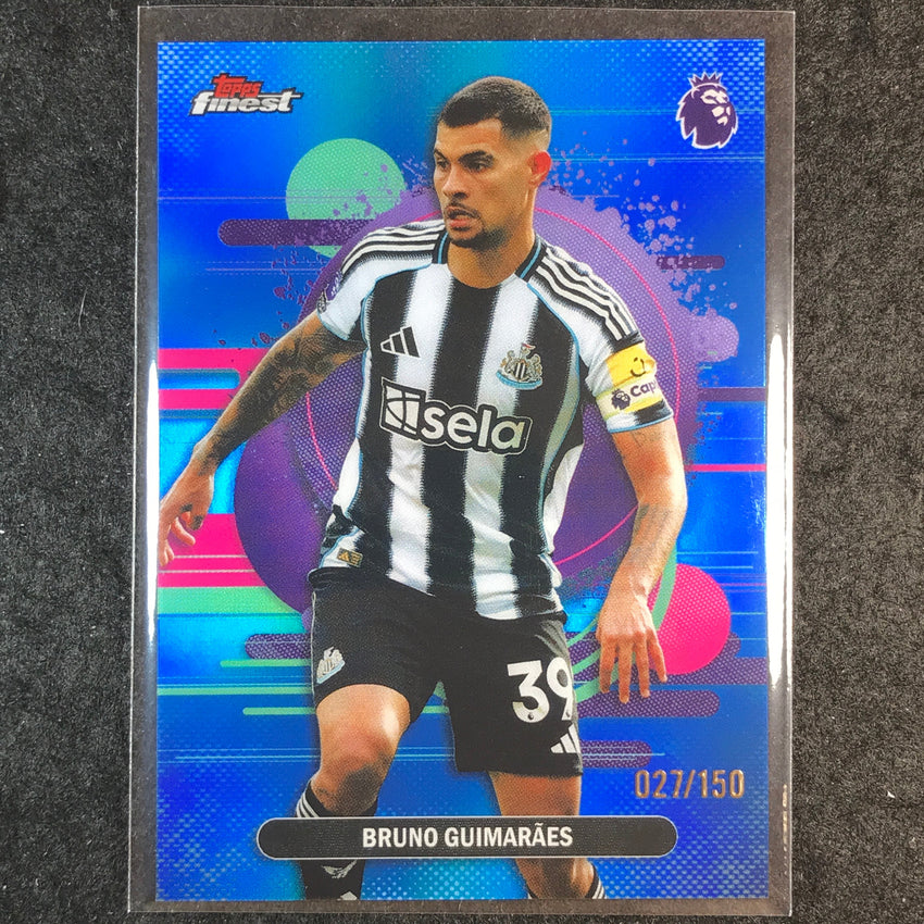 2026 Topps Finest Premier League BRUNO GUIMARAES Uncommon Blue /150 #174