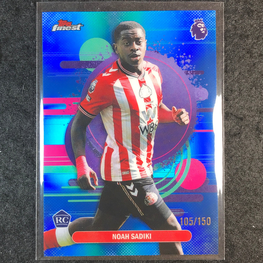 2026 Topps Finest Premier League NOAH SADIKI Rookie Uncommon Blue /150 #181