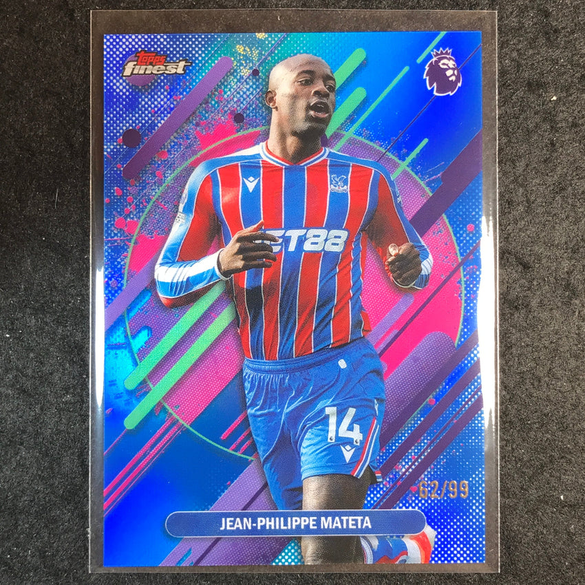 2026 Topps Finest Premier League JEAN-PHILIPPE MATETA Rare Blue 62/99 #237