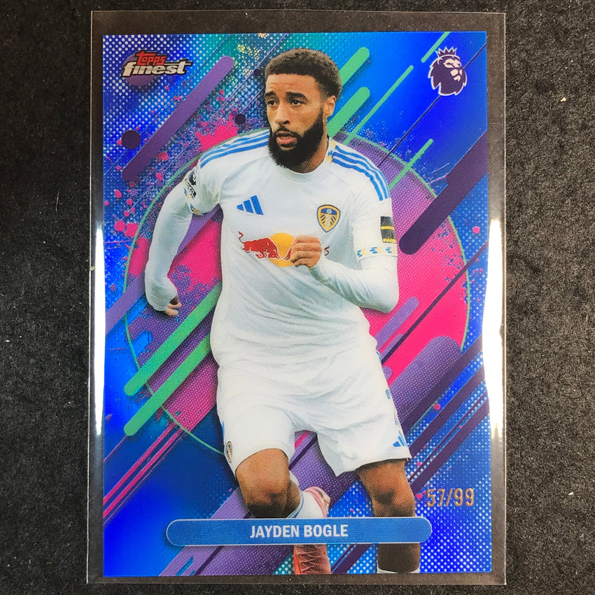 2026 Topps Finest Premier League JAYDEN BOGLE Rare Blue 57/99 #256
