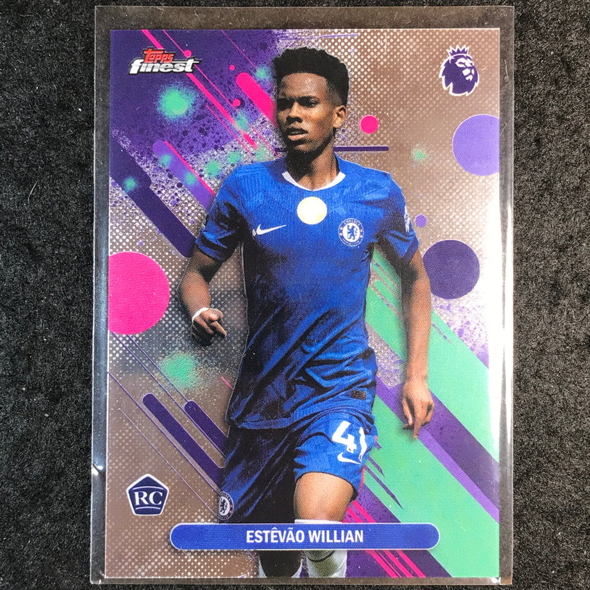 2026 Topps Finest Premier League ESTEVAO WILLIAN Common Rookie Base #28