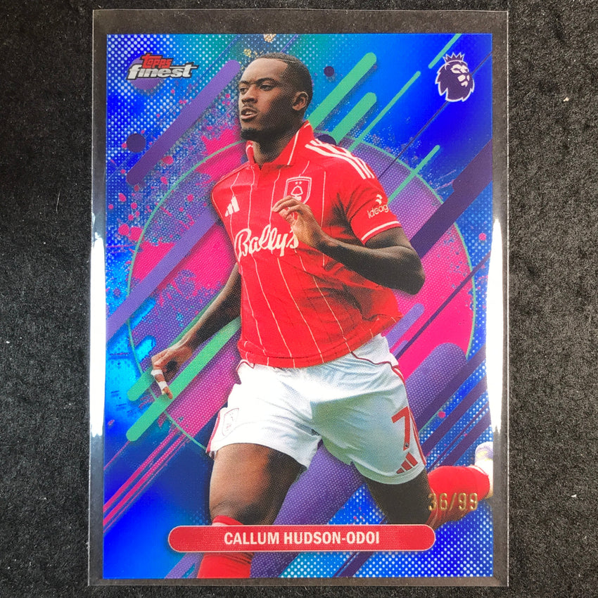 2026 Topps Finest Premier League CALLUM HUDSON-ODOI Rare Blue 36/99 #283