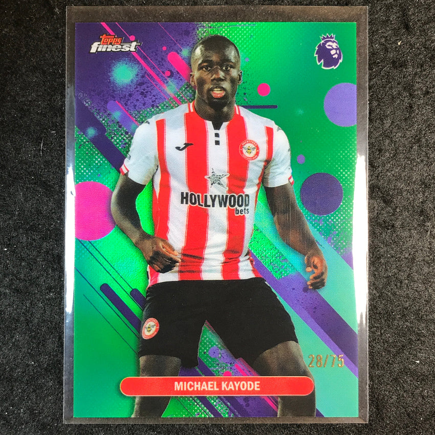 2026 Topps Finest Premier League MICHAEL KAYODE Common Green 28/75 #14
