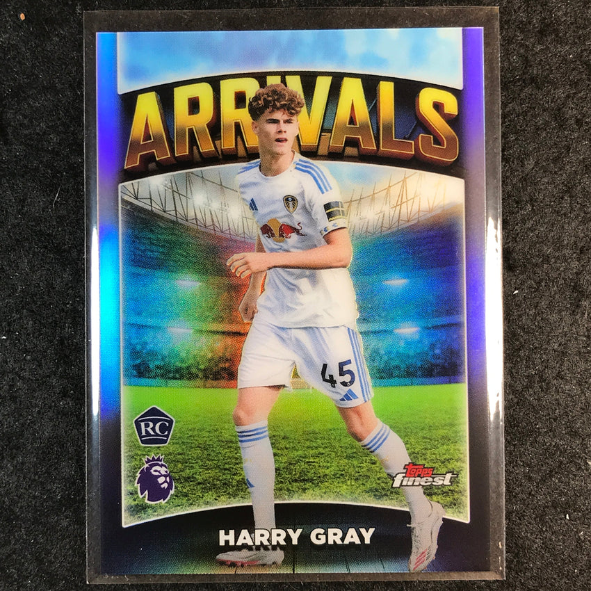 2026 Topps Finest Premier League HARRY GRAY Arrivals Rookie #AV-5