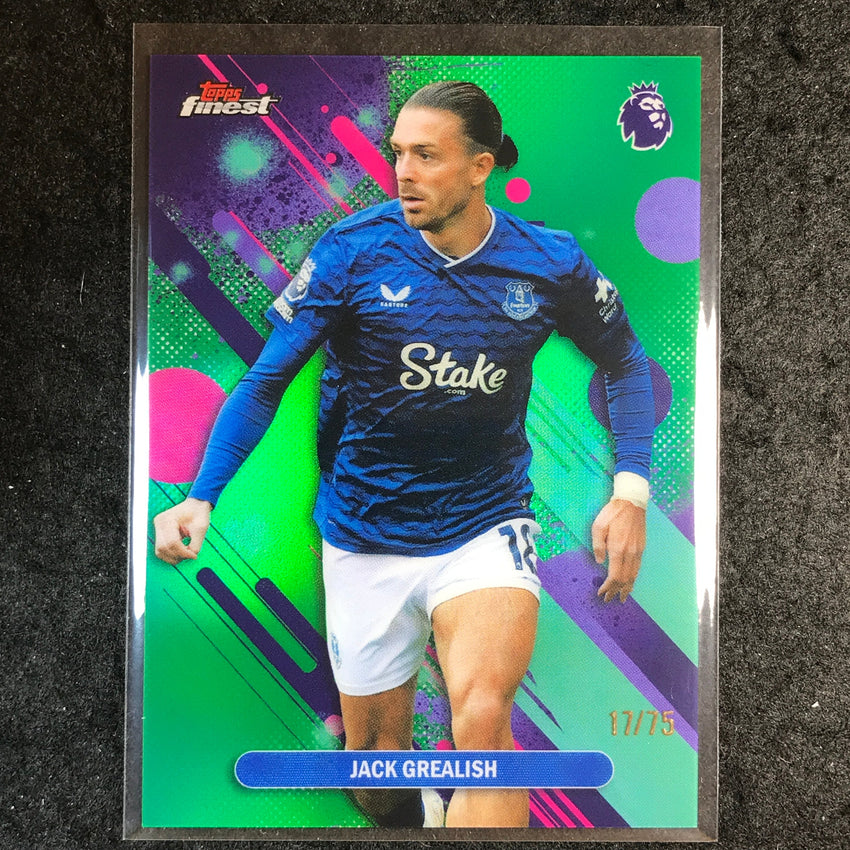 2026 Topps Finest Premier League JACK GREALISH Common Green 17/75 #38