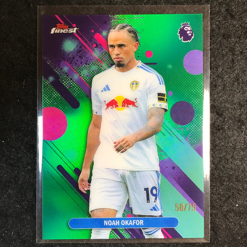 2026 Topps Finest Premier League NOAH OKAFOR Common Green 50/75 #48