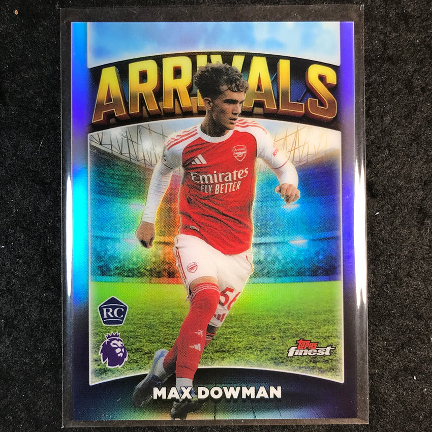 2026 Topps Finest Premier League MAX DOWMAN Arrivals Rookie #AV-6