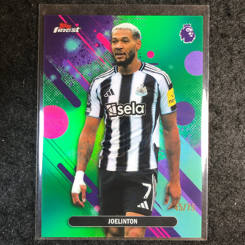 2026 Topps Finest Premier League JOELINTON Common Green 45/75 #72
