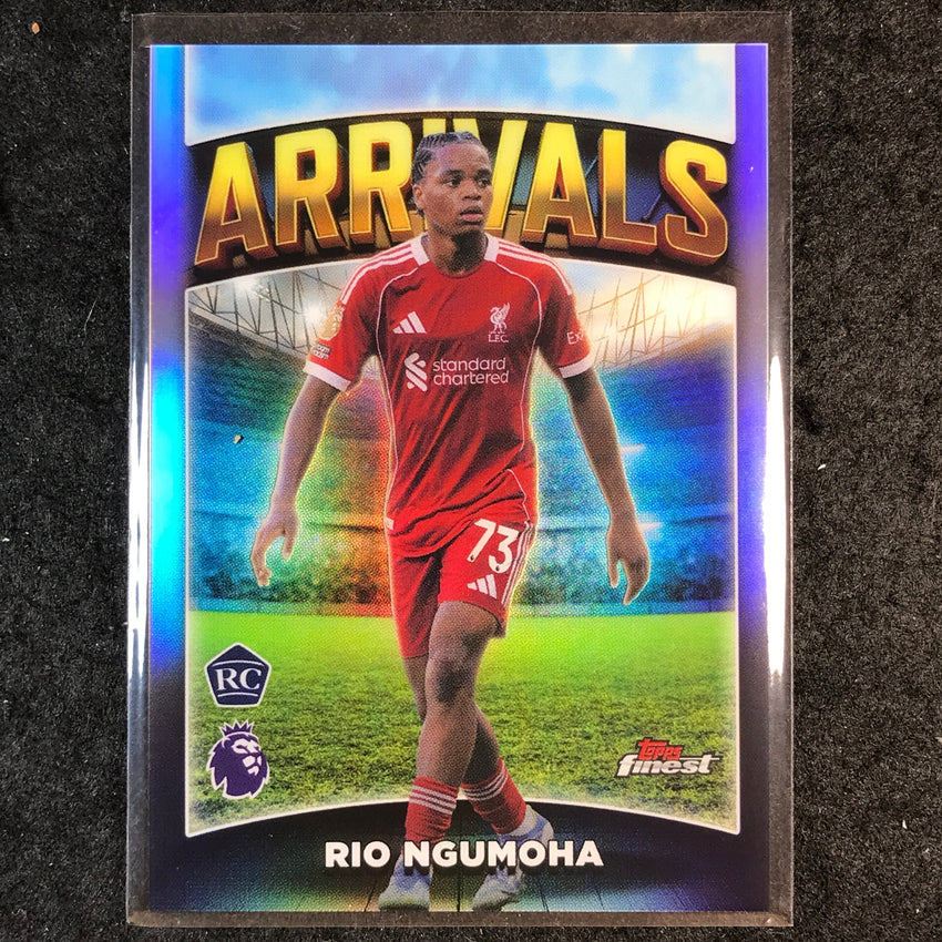 2026 Topps Finest Premier League RIO NGUMOHA Arrivals Rookie #AV-7