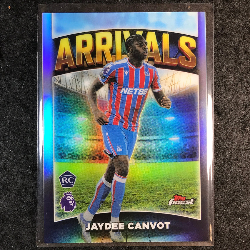 2026 Topps Finest Premier League JAYDEE CANVOT Arrivals Rookie #AV-8