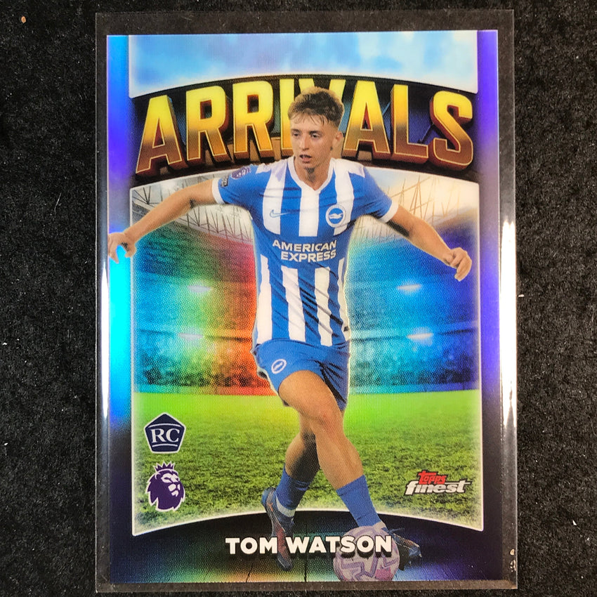 2026 Topps Finest Premier League TOM WATSON Arrivals Rookie #AV-9