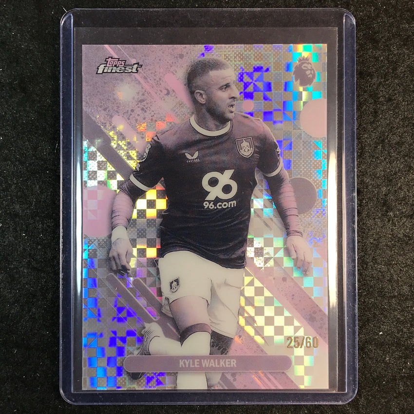 2026 Topps Finest Premier League KYLE WALKER Common Pearl Checkerboard 25/60 #26