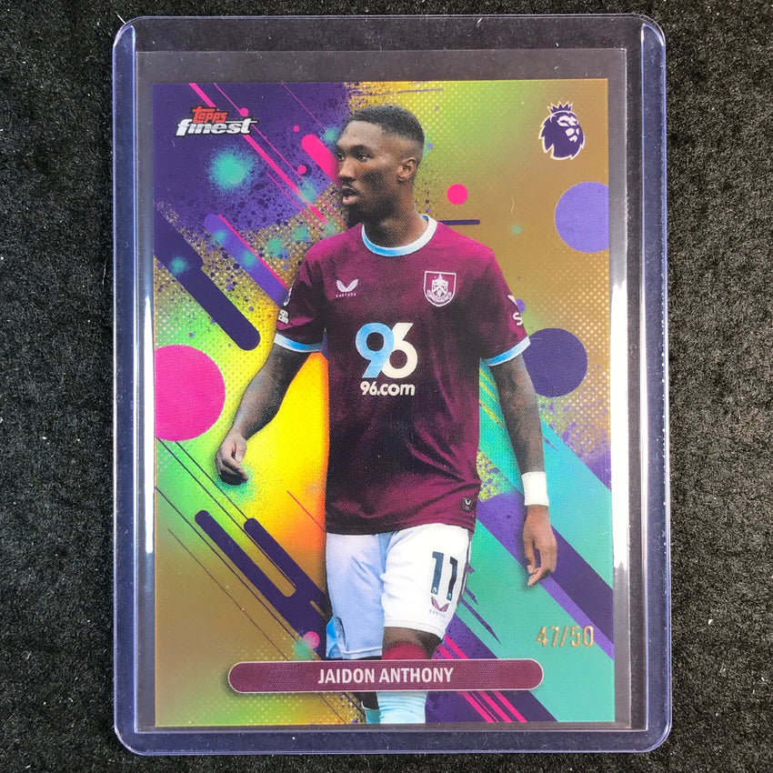 2026 Topps Finest Premier League JAIDON ANTHONY Common Gold 47/50 #20