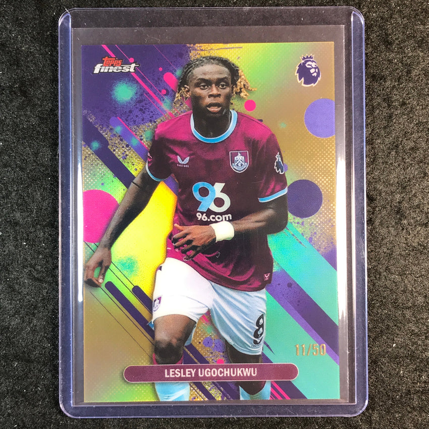 2026 Topps Finest Premier League LESLEY UGOCHUKWU Common Gold 11/50 #22
