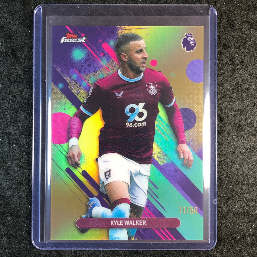 2026 Topps Finest Premier League KYLE WALKER Common Gold 11/50 #26