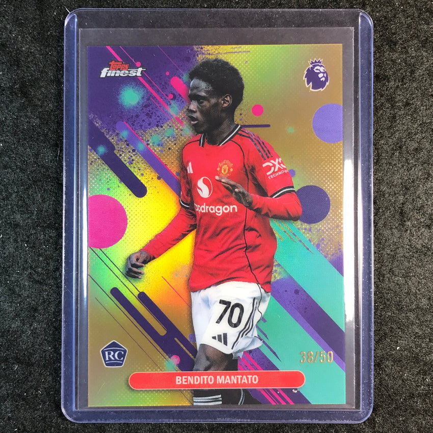 2026 Topps Finest Premier League BENDITO MANTATO Rookie Common Gold 38/50 #71