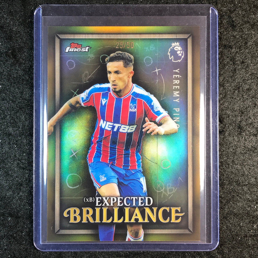 2026 Topps Finest Premier League YEREMY PINO Expected Brilliance Gold 25/50 #16