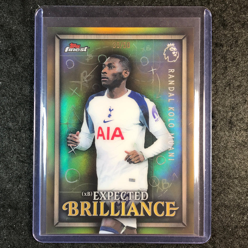 2026 Topps Finest Premier League KOLO MUANI Expected Brilliance Gold 35/50 #36