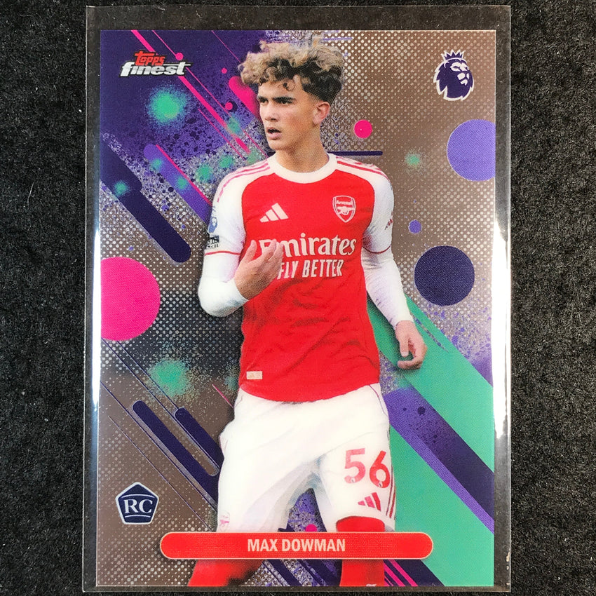 2026 Topps Finest Premier League MAX DOWMAN Common Rookie Base #35