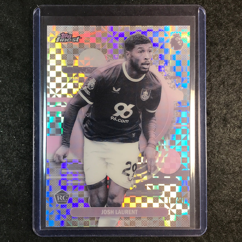2026 Topps Finest Premier League JOSH LAURENT Rookie Pearl Checker 15/40 #134
