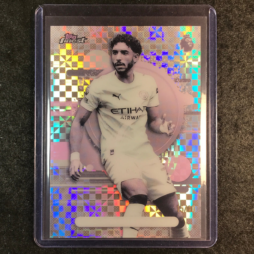 2026 Topps Finest Premier League OMAR MARMOUSH Uncommon Pearl Checker 15/40 #163