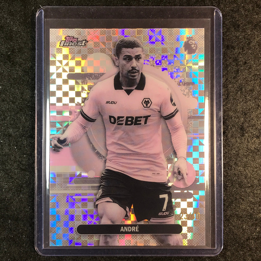 2026 Topps Finest Premier League ANDRE Uncommon Pearl Checkerboard 23/40 #197