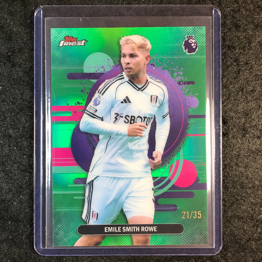 2026 Topps Finest Premier League EMILE SMITH ROWE Uncommon Green 21/35 #149