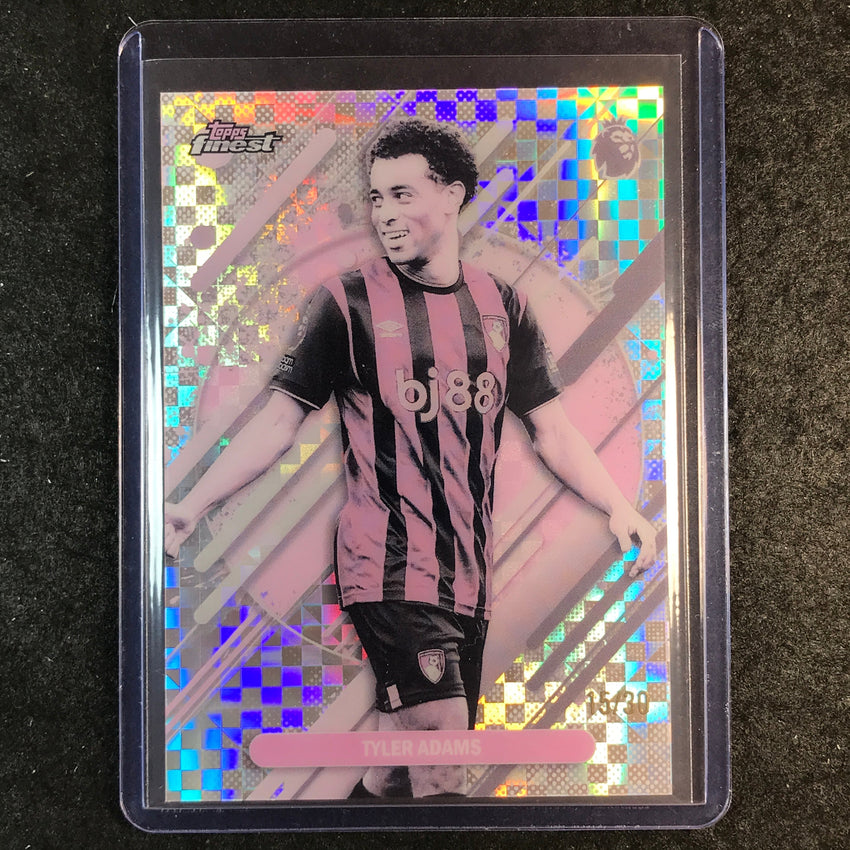 2026 Topps Finest Premier League TYLER ADAMS Rare Pearl Checkerboard 15/30 #203