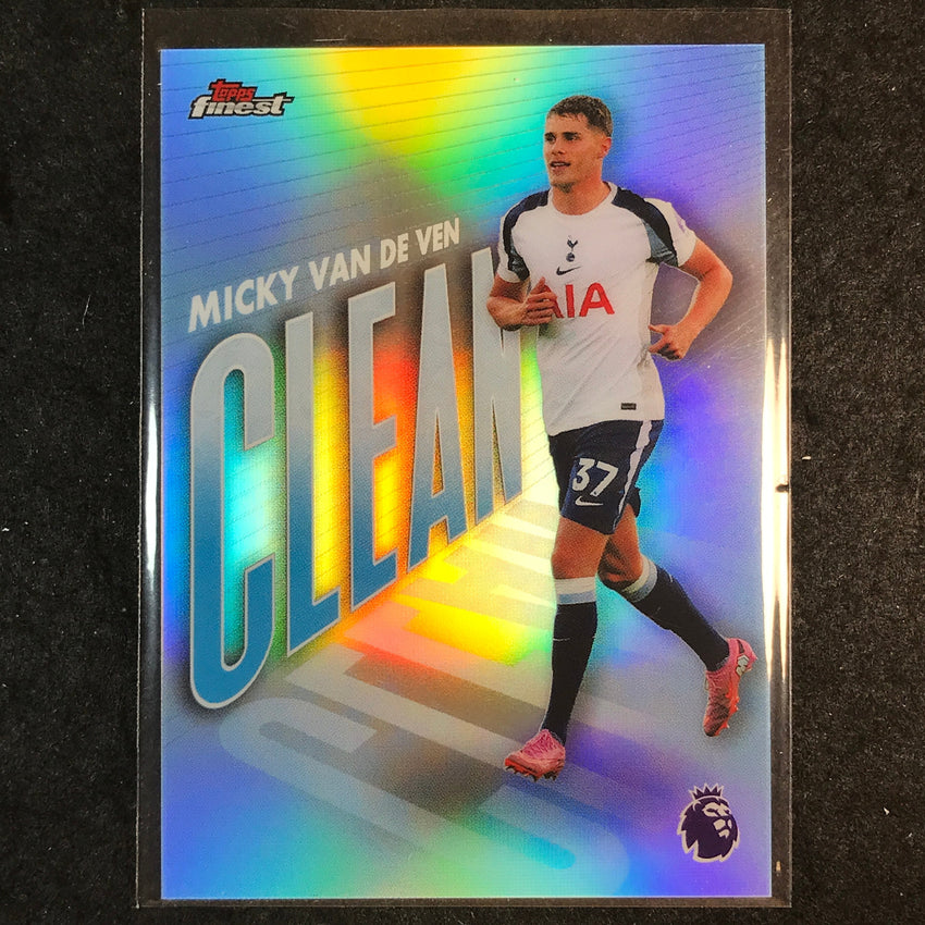 2026 Topps Finest Premier League MICKY VAN DE VEN Clean #CN-5