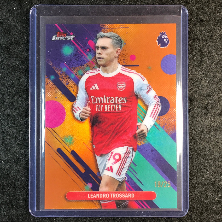2026 Topps Finest Premier League LEANDRO TROSSARD Common Orange 18/25 #5