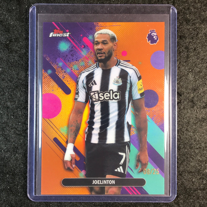 2026 Topps Finest Premier League JOELINTON Common Orange 8/25 #72