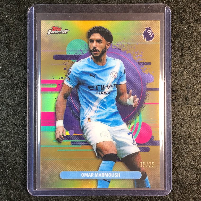 2026 Topps Finest Premier League OMAR MARMOUSH Uncommon Gold 5/25 #163