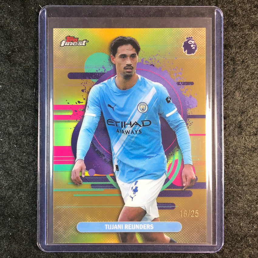 2026 Topps Finest Premier League TIJJANI REIJNDERS Uncommon Gold 16/25 #164