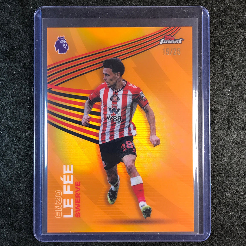 2026 Topps Finest Premier League ENZO LE FEE Swerve Orange 19/25 #34