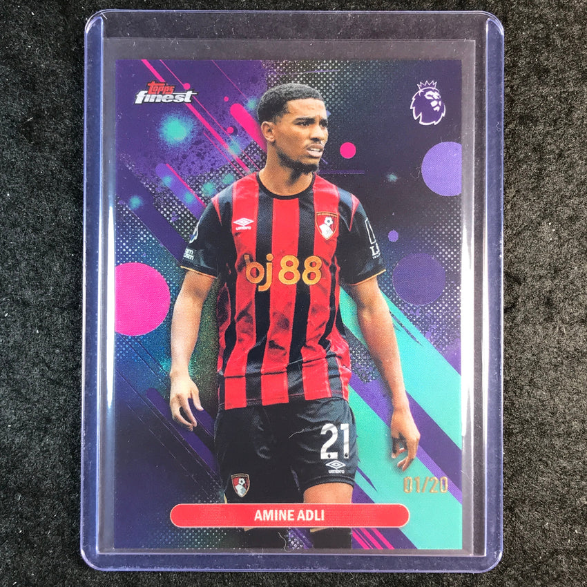 2026 Topps Finest Premier League AMINE ADLI Common Black 1/20 #4