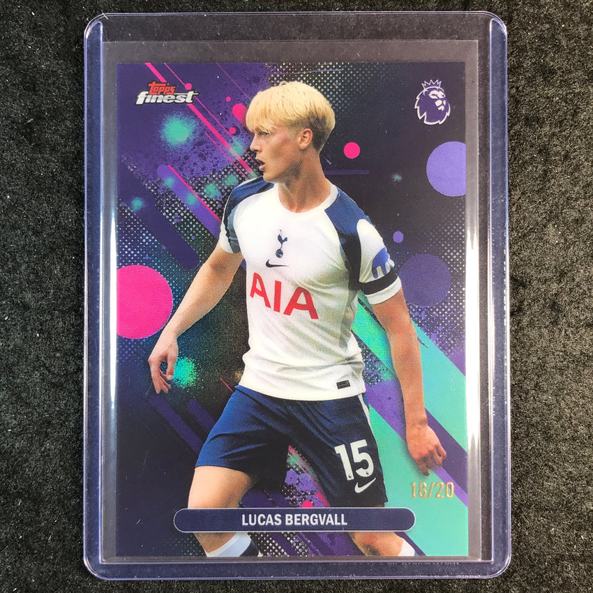 2026 Topps Finest Premier League LUCAS BERGVALL Common Black 18/20 #88
