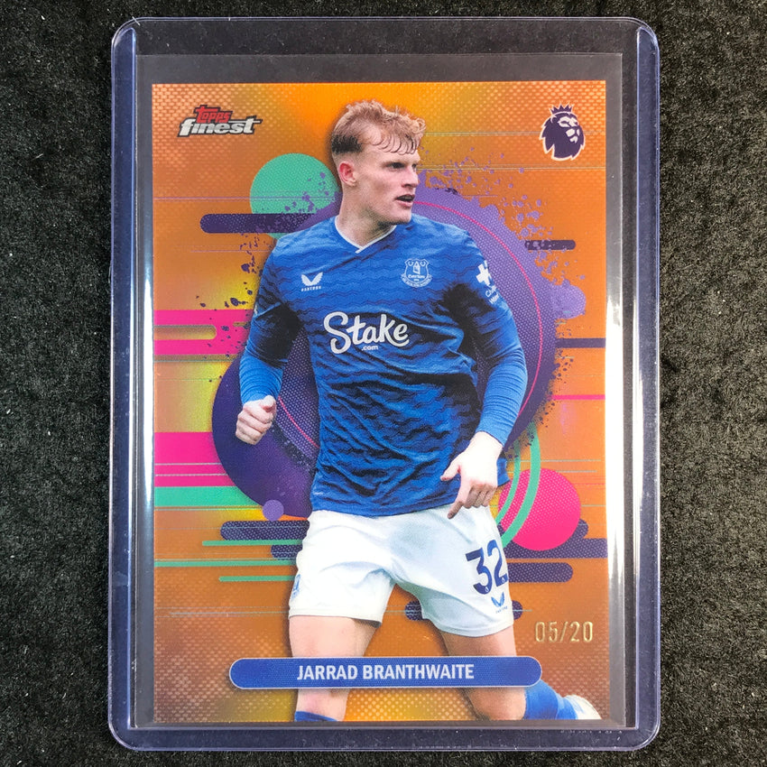 2026 Topps Finest Premier League JARRAD BRANTHWAITE Uncommon Orange 5/20 #147
