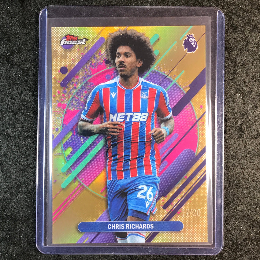 2026 Topps Finest Premier League CHRIS RICHARDS Rare Gold 17/20 #238
