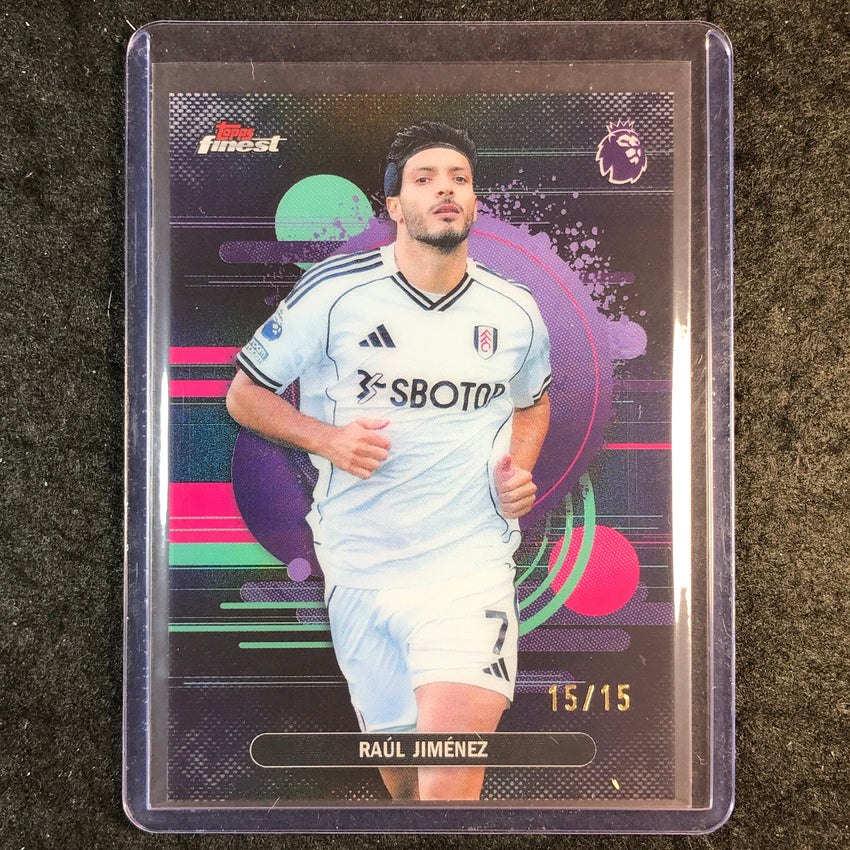 2026 Topps Finest Premier League RAUL JIMENEZ Uncommon Black 15/15 #152