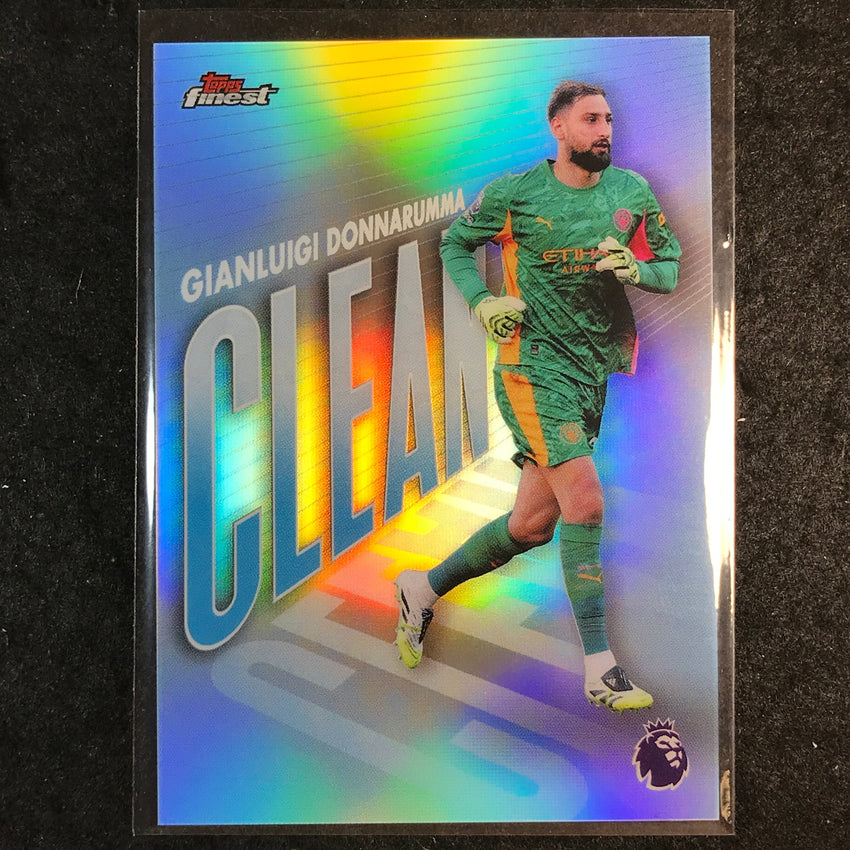 2026 Topps Finest Premier League GIANLUIGI DONNARUMMA Clean #CN-9