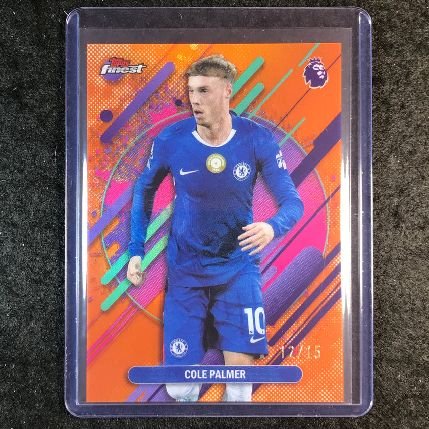2026 Topps Finest Premier League COLE PALMER Rare Orange 12/15 #230