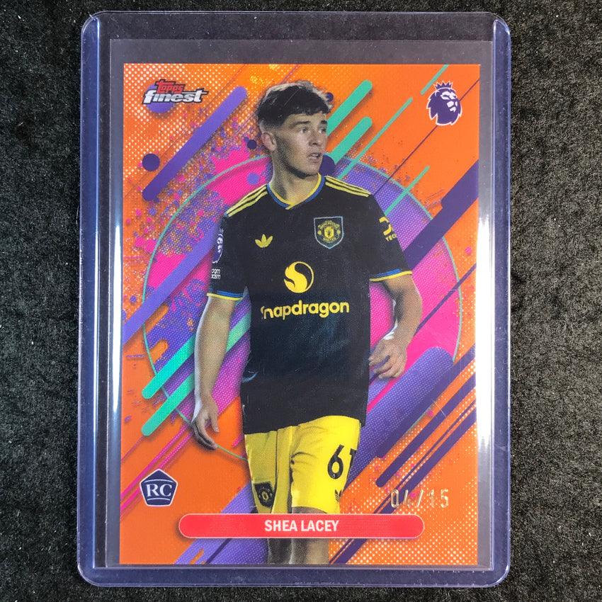 2026 Topps Finest Premier League SHEA LACEY Rookie Rare Orange 4/15 #274