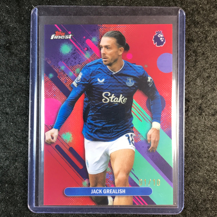 2026 Topps Finest Premier League JACK GREALISH Common Red 1/10 #38