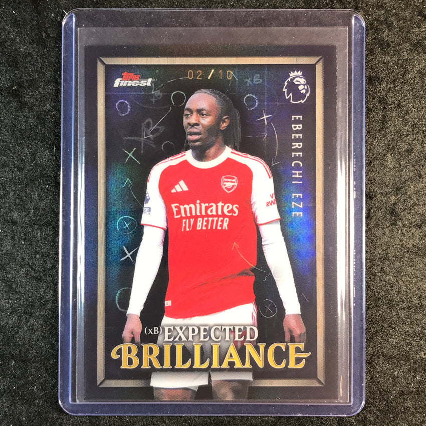 2026 Topps Finest Premier League EBERECHI EZE Expected Brilliance Black 2/10 #3